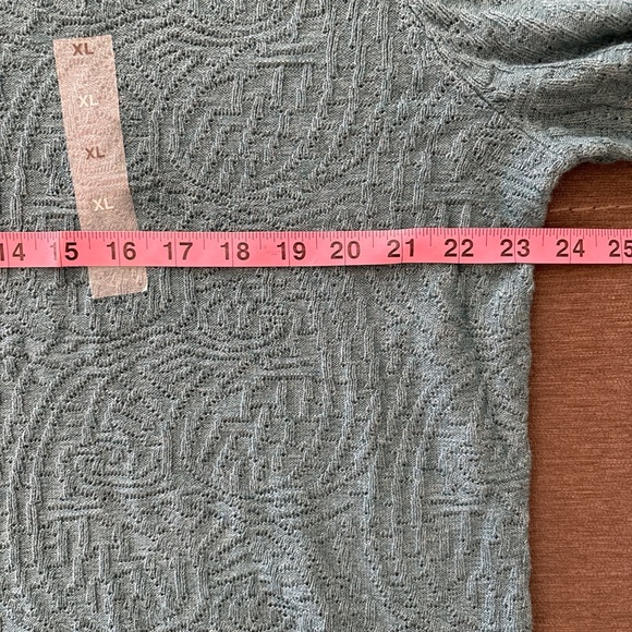Tasso Elba man’s Teal Crewneck cotton viscose silk cashmere blend Sweater. XL - Picture 4 of 7
